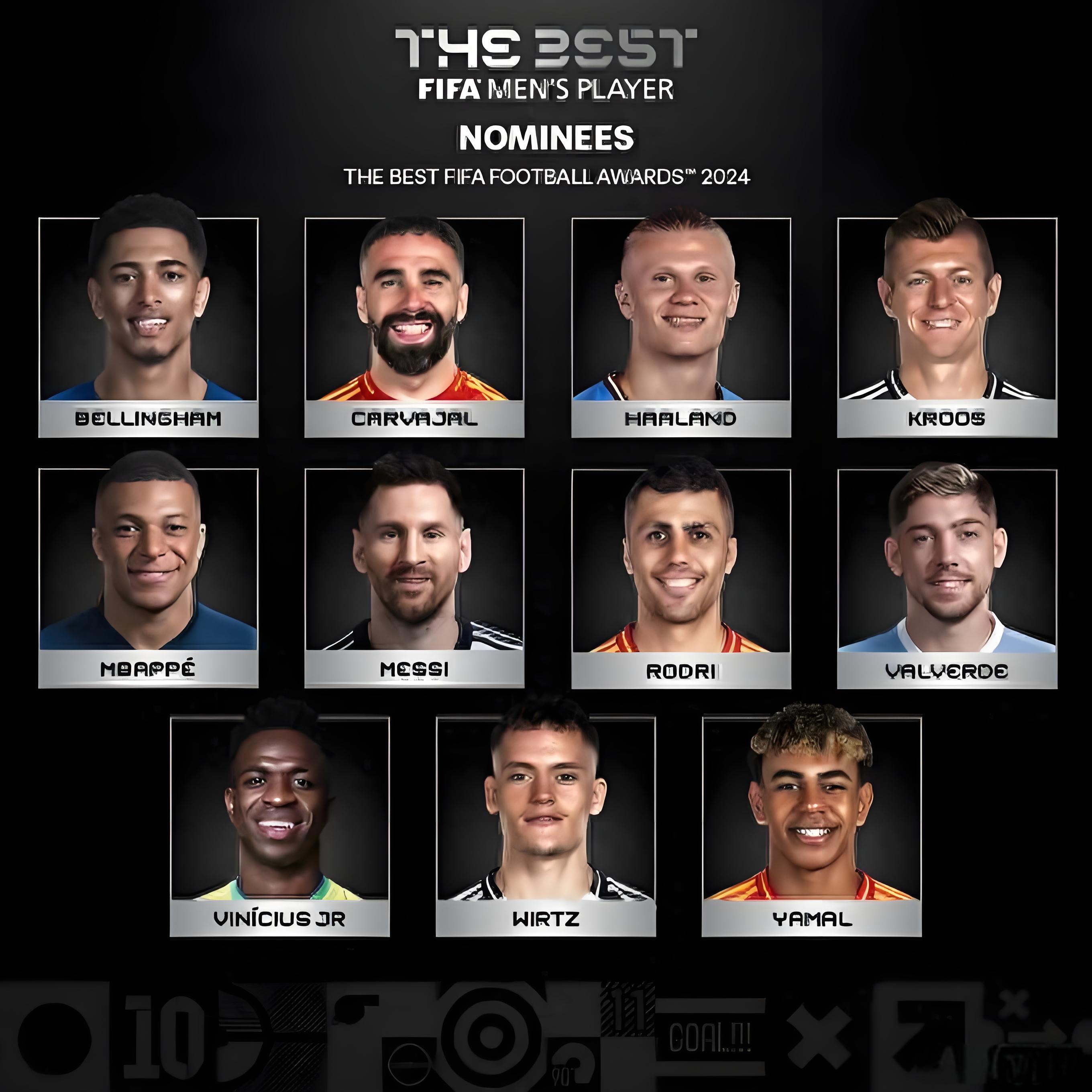葡萄牙巨星连续入选FIFA年度最佳球员候选